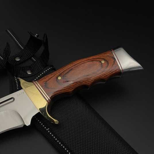 Мисливський Columbia SA78 — 440C, full tang, з чохлом | BlackRaven