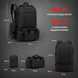 Тактический рюкзак с подсумками GO Black 55L GG019 фото 2