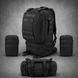 Тактический рюкзак с подсумками GO Black 55L GG019 фото 1