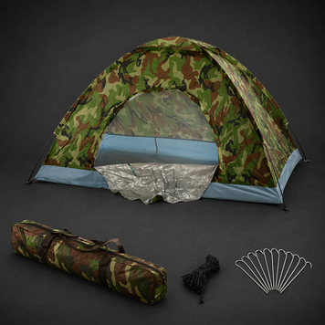 Палатка туристична Forest Tent 3 місця 2x1.5x1.1 м JJ005 фото